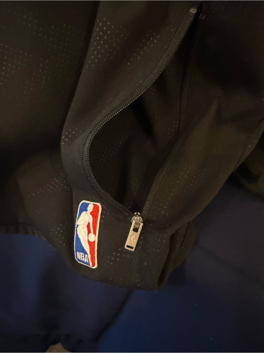 Adidas Los Angeles Lakers Full Zip Track Jacket Black Three Stripe Men’s | XXL - Picture 5 of 14